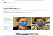 4/6/2020 Mask Alternative » Department of Anesthesiology ... Alternative... · The University of Florida Health’s department of anesthesiology has developed 2 prototypes for masks