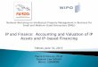 IP and Finance: Accounting and Valuation of IP Assets and ......take steps to understand the commercial value of the IPRs of your SME, and ensure their proper valuation by professionals