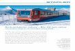 Rack-and-pinion railway – Bhe 4/6 twin railcar · 2018-11-18 · with low-floor design for the Gornergrat railway (GGB) The GGB began operations as Switzerland’s first electrified