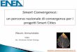 Smart Convergence - Home - Energia Media · 2018-12-22 · Smart Convergence: un percorso nazionale di convergenza per i proge Smart Cies Mauro Annunziato ENEA Dir. Divisione Smart