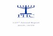 rd Annual Report 2019 / 5779...Perth Hebrew ongregation Inc – 123rd Annual Report 2019 6 The PHC board, Rabbi and management team have, during the course of the year, spent a