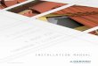 INSTALLATION MANUAL · ROOFS’ EXPERIENCE This comprehensive installation manual has been designed to assist with all aspects of installing Gerard® roofs. Following this step by