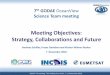 Meeting Objectives: Strategy, Collaborations and Futuregodae-data/GOVST-VII/... · 2019-03-01 · GOVST-VII meeting, The Holiday Inn, Kochi, 7-11 November 2016 Science Day 09:00 –