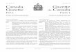 o Canada Gazette du Canada · 2017-12-09 · Vol. 150, No. 13 Canada Gazette Part I OTTAWA, SATurdAy, MArch 26, 2016 Vol. 150, no 13 Gazette du Canada Partie I OTTAWA, LE SAMEdi 26
