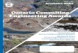 Ontario Consulting Engineering Awards - CEO · Engineering Awards. Volume 13 2018 3 PREMIER SILVER STEEL 2018-2019 CEO CORPORATE PARTNERS 2018-2019 CEO MEMBER PARTNERS CEO relies