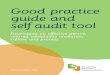 Good practice guide and self audit tool · 7.5.1 Developing a policy statement 32 7.5.2 Developing a complaints policy 33 7.5.3 Developing a complaints handling procedure 33 7.6
