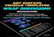 WRAP DIMENSIONS - USCutter VEHICLE WRAPS Square Footage/ Square Meters REFERENCE PDF GUIDE WRAP DIMENSIONS