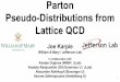 Savvas Zafeiropoulos (Heidelberg U) Lattice QCD Alexander … · 2019-12-20 · Parton Pseudo-Distributions from Lattice QCD Joe Karpie William & Mary / Jefferson Lab In Collaboration