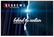 behind the curtain - Constant Contactfiles.constantcontact.com/5cc0ca8f001/dea71e66-7fa0-4bf7-99cf-c2… · OVERVIEW The Hebrews writer [s word vision of Melchizedek is a portrait