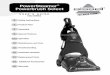 PowerSteamer Powerbrush Select · U S E R ’ S G U I D E 1623 SERIES 3 Safety Instructions Product View Special Features Assembly Operation Maintenance and Care Troubleshooting Consumer