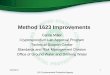Method 1623 Improvements - US EPAMethod 1623 Improvements Author: US EPA, OW, Office of Ground Water and Drinking Water Subject: U.S. EPA LT2 Rule Cryptosporidium & E. Coli Sample