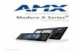 Modero X Series Programming Guide - Amazon Web Serviceshabitech.s3.amazonaws.com/PDFs/AMX/ModeroXSeries.Programmi… · Operation/Reference Guide Touch Panels Modero X Series® Programming