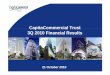 CapitaCommercial TrustCapitaCommercial Trust 3Q 2010 ...€¦ · (2) Increase in current assets due to proceeds from sale of Robinson Point and Starhub Centre. (3) Increase in current