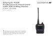 Olympia P324 Professional Hand-held UHF FM 2-Way Radio ... · Olympia Professional two-way radios operate on radio frequencies that are regulated by local government agencies. The