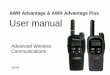 AWR Advantage & AWR Advantage Plus · Your wireless portable two-way radio has been designed using a low power transmitter. When the PTT switch is pressed, the radio generates radio