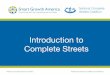 Introduction to Complete Streets - Plan RVA · 2019-05-31 · INTRODUCTION TO COMPLETE STREETS Today there are over 1400 policies nationwide at the local, regional, and state level