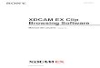 XDCAM EX Clip Browsing Software€¦ · Introducción / Descripción general 7 Para Windows Introducción ... MXF b) mxf Nota Función Descripción Referencia Operaciones con clips