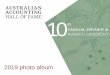 2019 photo album - Faculty of Business and …2019 photo album 1 0 th Raymond John Ball CITATION read by Stephen Taylor Professor University of Technology Sydney nominated by Stephen