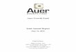Auer Growth Fund Semi-Annual Report · 2016-05-17 · Auer Growth Fund Semi-Annual Report May 31, 2015 Fund Adviser: SBAuer Funds, LLC 10401 N. Meridian Street, Suite 100 Indianapolis,