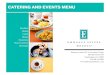 catering and events menu - Hilton · catering and events menu Embassy Suites D.C. Convention Center 900 10th Street NW . Washington, D.C. 20001 Tel: 202-739-2001
