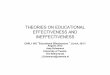 THEORIES ON EDUCATIONAL EFFECTIVENESS AND …ffffffff-f798-4dc2-0000-00007b2b5caa/earli... · IDaily et al (2011), studied the development of interaction patterns between educational