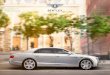 BENTLEY MOTORS LIMITED, THE NEW CHESHIRE, CW1 3PL, … · 2015-09-18 · The Bentley Flying Spur is a remarkable luxury car, for one simple reason: it is also a remarkable performance