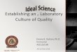 Establishing an Laboratory Culture of Quality · Quality MattersTM 1 ... Dr. Paul Voss, Ethikos ... Main: (919)773-2600 Website: 27 Quality MattersTM. Title: PowerPoint Presentation