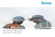 Knauf Metal€¦ · Knauf Metal is a comprehensive range of metal framing components for use with wall and ceiling linings. All metal components are corrosion resistant for Australian