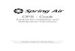 CPS - Cook - Spring Air Company€¦ · CPS - Cook Exhaust fan Installation and Maintenance Instructions _____ Spring Air Systems Inc., Oakville, Ontario Phone (905) 338-2999, Fax