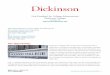 Vice President for College Advancement Dickinson College · DICKINSON COLLEGE BACKGROUNDER | 4 Position Overview – Vice President for Advancement Reporting to the President, the