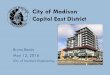City of Madison Capitol East District · Google Dental office Coffee shop Restaurant/Bar 205 units . 800 North 4.5 acres 800 South 2.0 acres 700 South 2.0 acres . GALAXIE 