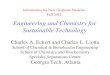 Engineering and Chemistry for Sustainable Technologyeckert-liotta.chbe.gatech.edu/pdf/ngs2012.pdf · Sustainable Technology Charles A. Eckert and Charles L. Liotta School of Chemical