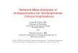 Network Meta-Analyses of Antipsychotics for Schizophrenia ...€¦ · effective second-generation antipsychotics were the first to be developed. However, two meta-regression analyses