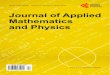 JAMP.Vol07.No04.Apr2019.pp747-1011Journal of Applied Mathematics and Physics (JAMP) Journal Information SUBSCRIPTIONS The Journal of Applied Mathematics and Physics (Online at Scientific