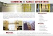 LADDER & CAGE SYSTEMS - DEFI Fiberglass€¦ · Fiberglass ladder and cage systems are light weight, corrosion resistant, easy to install, will outlast aluminum and steel, and require
