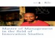 Master of Management in the field of Innovation Studies · Innovation Policy and Management, and Programme Director of the Master of Management in Innovation Studies at the Wits Business