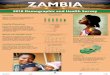ZAMBIA - The DHS Program · Women in Zambia have an average of 4.7 . children. Fertility has declined from 6.5 children per woman in 1992. Half of married women age 15-49 in . Zambia