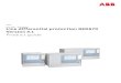 ABB Group - RELION® Line differential protection …...A high impedance differential protection can be used to protect T-feeders or line reactors. The auto-reclose for single-, two-