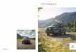 2019 Passport...The Power of Dreams 36 Accessorized model shown on cover. Accessorized model shown. ... the Passport features a flip-up cargo lid, revealing a segmented cargo compartment