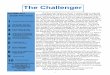 The Challenger - Glyndon United Methodist Church - Home€¦ · If they don’t buy it, it’s a real good bet, That in the end, they shall really sweat. The monthly Challenger newslet-ter