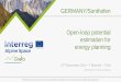 GERMANY/Sonthofen Open loop potential …...The GRETA project is co-financed by the European Regional Development Fund through the Interreg Alpine Space programme. Open‐loop potential