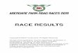 RACE RESULTS - Aberdare Park Park... · publisher, except in the case of brief quotations embodied in critical reviews and certain other non commercial uses permitted by copyright