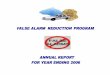 False Alarm Reduction False Alarm Reduction Program, Annual Report for 2006, Montgomery County, Maryland