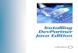 Installing DevPartner Java Edition - Micro Focus€¦ · Chapter 2, Installing DevPartner Java Edition on Windows. Chapter 3, Installing DevPartner Java Edition on Solaris. Chapter