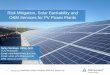 Risk Mitigation, Solar Bankability and O&M Services for PV ... · Case studies of risk assessments 6. Supply chain quality assurance services . ... Affected Risk Mitigation Factor