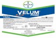 US84496235D (180327Dv2) VELUM PRIME 1 GAL ETL 0219€¦ · The active ingredient in VELUM PRIME belongs to the pyridinyl-ethyl-benzamides (Group 7). To maintain long-term effectiveness