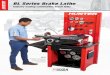 BL Series Brake Lathe - Hunter...debris off the floor Bench includes standard storage drawer and convenient document holder. Heavy-duty bench option makes brake service fast and easy