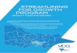 STREAMLINING FOR GROWTH PROGRAM · The project funds functional Layout Plan assessment and approvals streamlining, including technology advances. POST-PSP APPROVALS STREAMLINING 2016/17