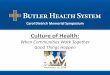 Culture of Health · 11/10/2018  · Carol Dietrich Memorial Symposium Culture of Health: When Communities Work Together Good Things Happen November 10, 2018