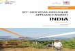 OFF- AND WEAK-GRID SOLAR APPLIANCE MARKET · 2020-06-08 · India’s electric grid is expanding rapidly in rural areas, but grid reliability remains a challenge. 7 Based on the data